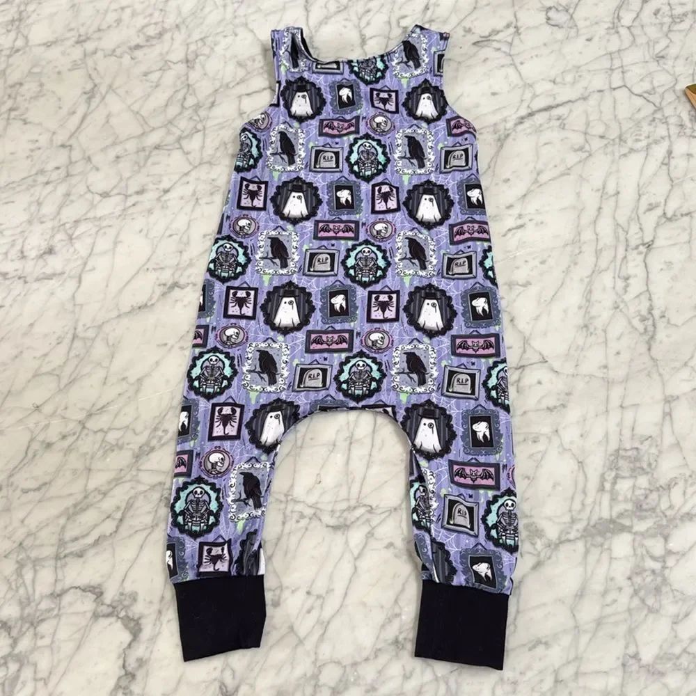 My Spooky Baby Halloween Print Romper Sz 3T - Picture 6 of 7